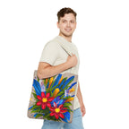 Vibrant Wildflowers Tote Bag with Cotton Handles For Everyday Use, 3 Sizes
