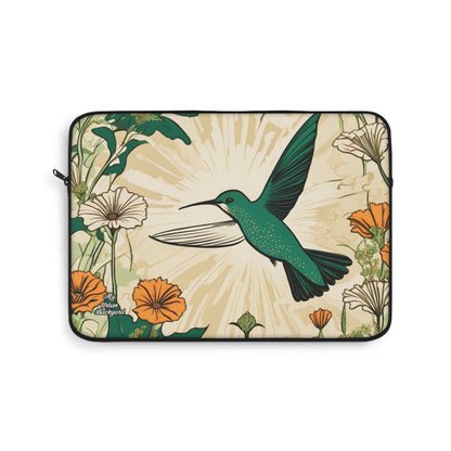Hummingbird, Laptop Carrying Case, Top Loading Sleeve for School or Work