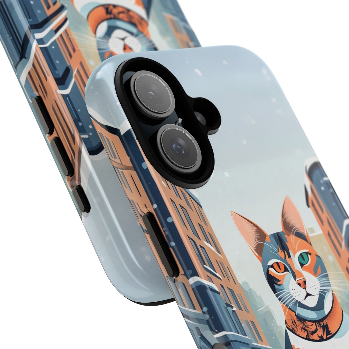 Claws Pawson in the Snow, Cell Phone Case - Apple, Samsung, or Google Pixel