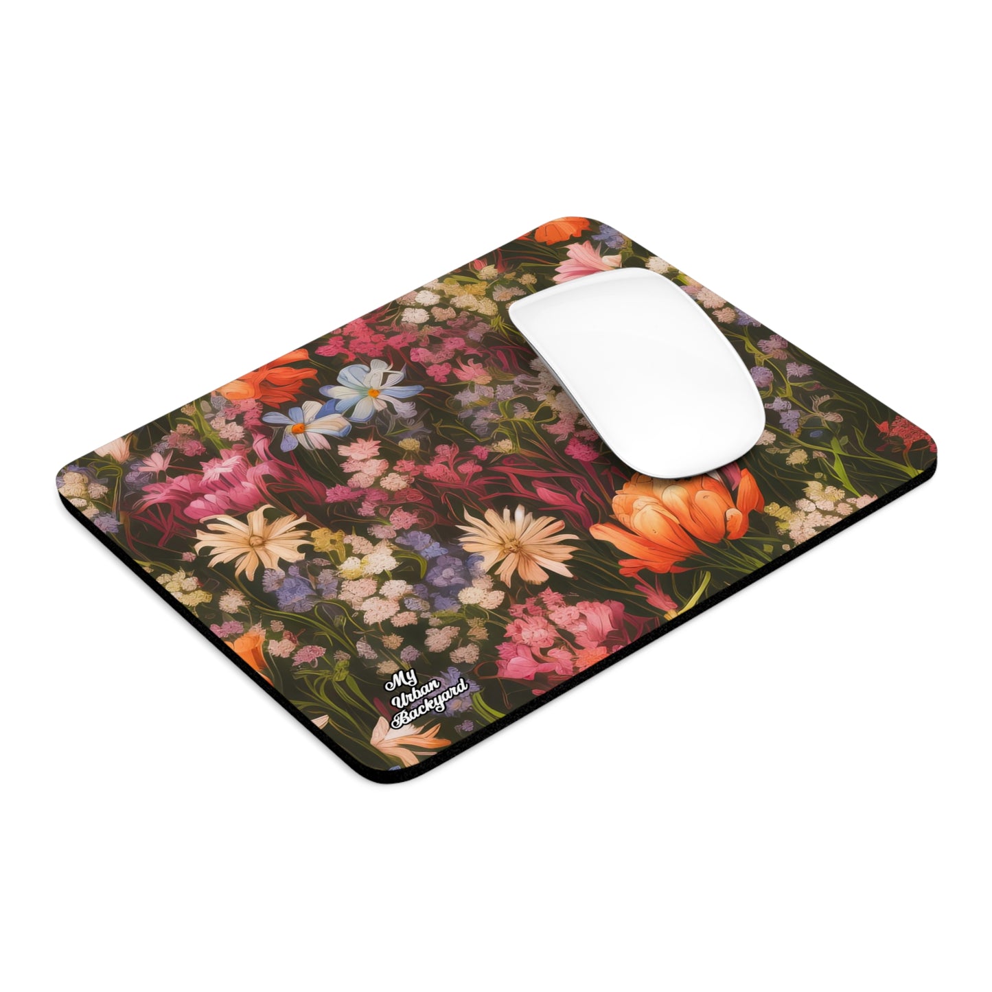 Field of Flowers, Computer Mouse Pad - for Home or Office