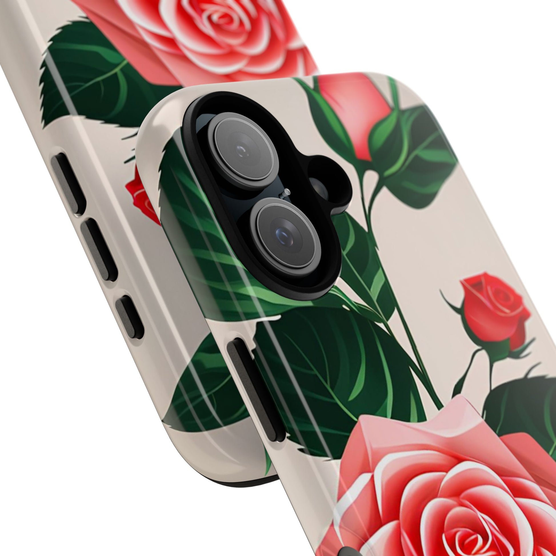 Pink Rose Flowers, Cell Phone Case - Apple, Samsung, Google Pixel