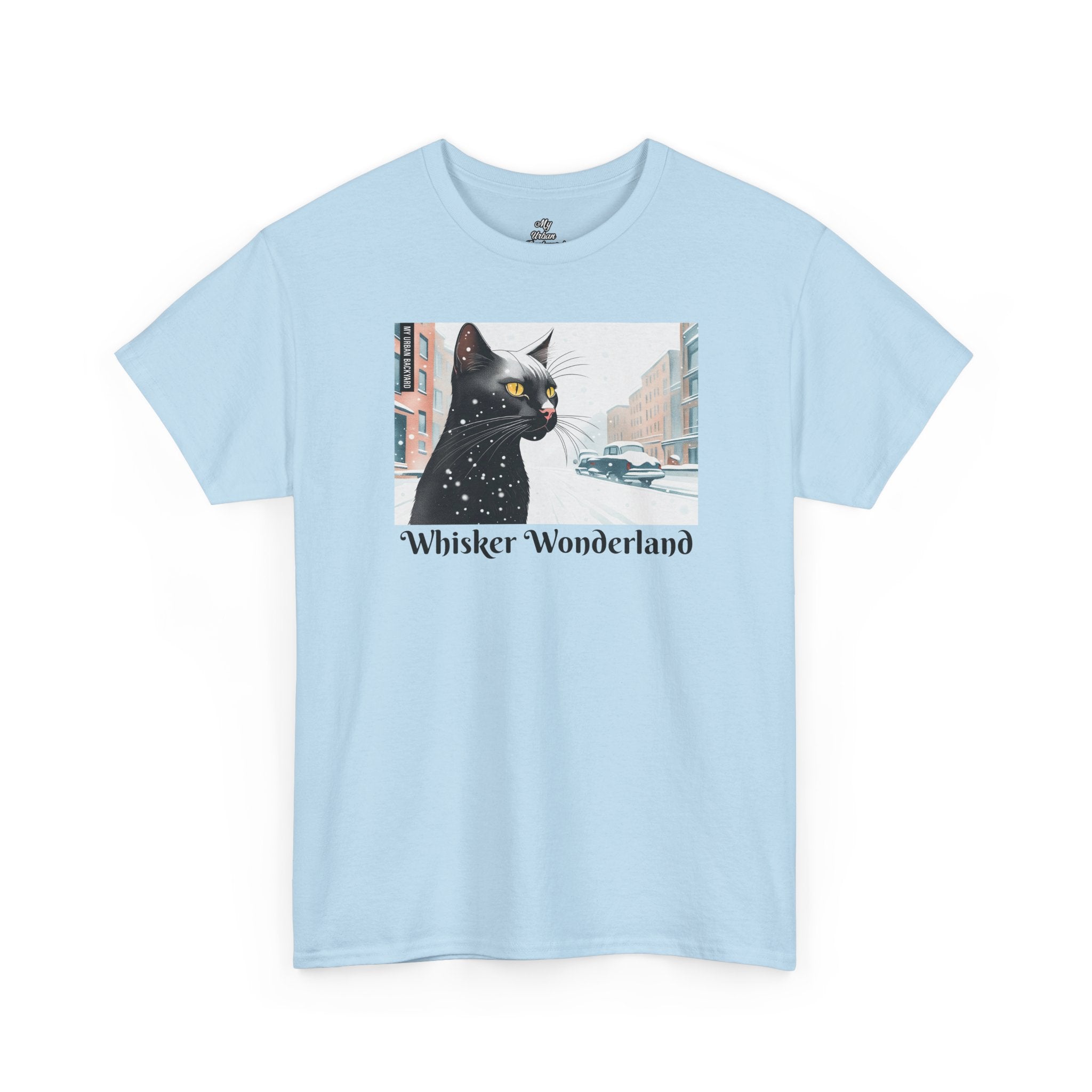 Whisker Wonderland Unisex Heavy Cotton Tee - Cozy Cat Lover's T-Shirt