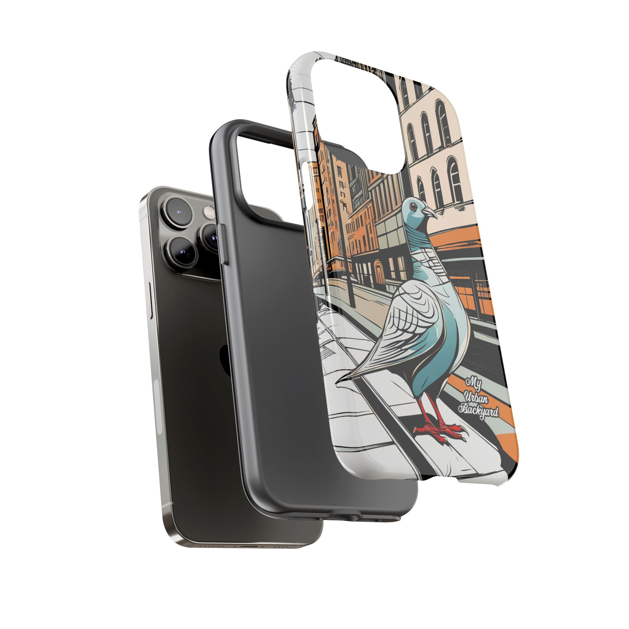 Pigeon on a City Street, Cell Phone Case - Apple, Samsung, Google Pixel