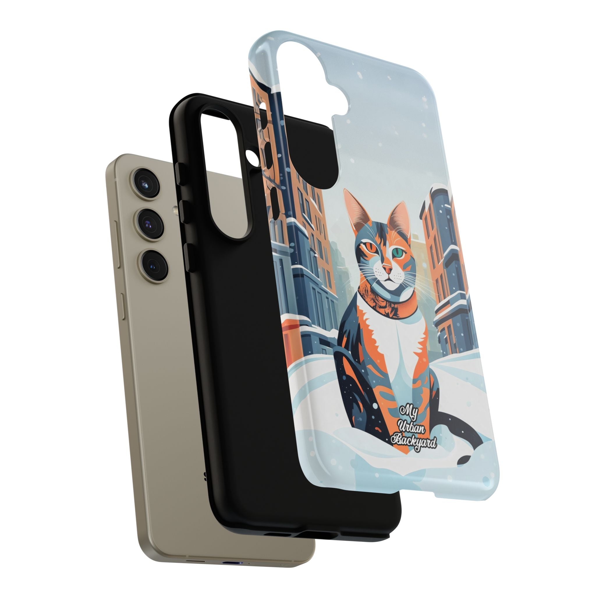 Claws Pawson in the Snow, Cell Phone Case - Apple, Samsung, Google Pixel