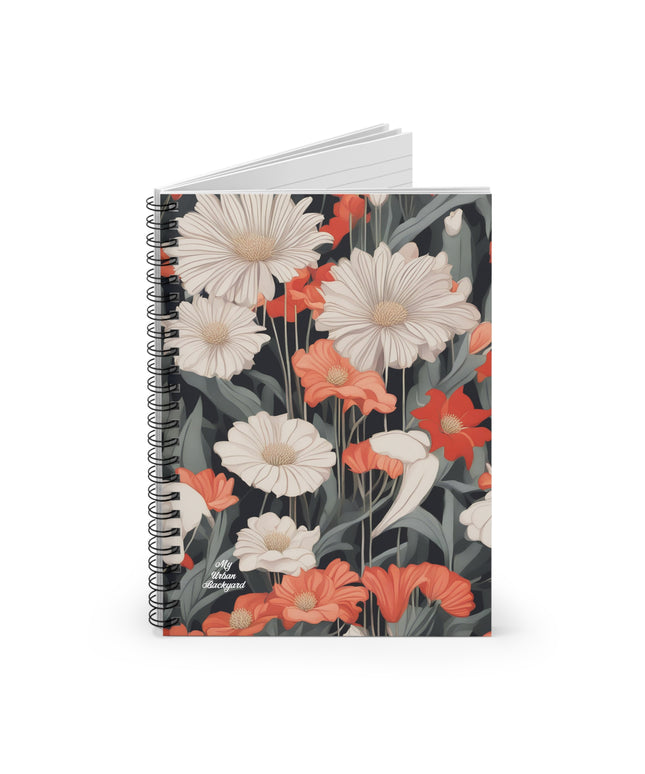 Art Deco Flowers, Spiral Notebook Journal - Write in Style