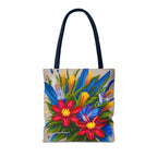 Vibrant Wildflowers Tote Bag with Cotton Handles For Everyday Use, 3 Sizes
