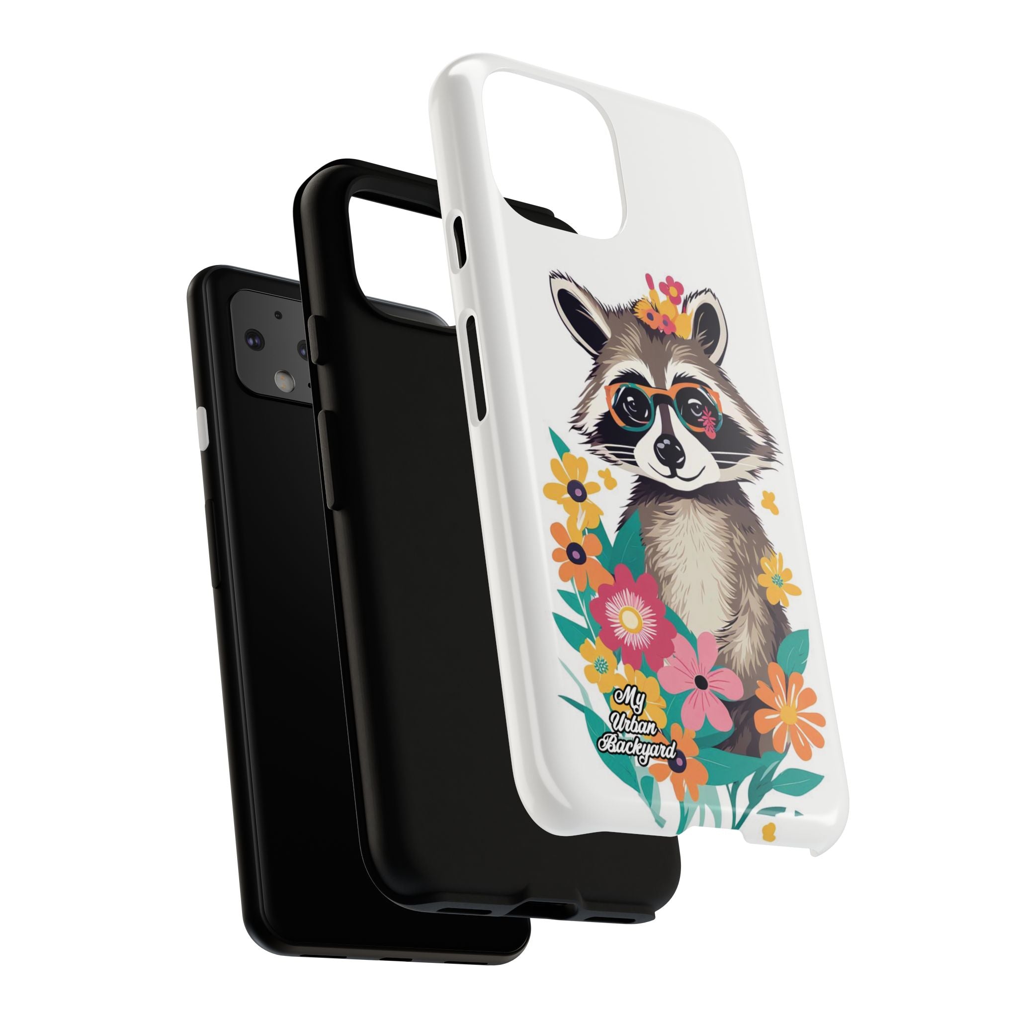 Raccoon with Glasses, Cell Phone Case - Apple, Samsung or Google Pixel