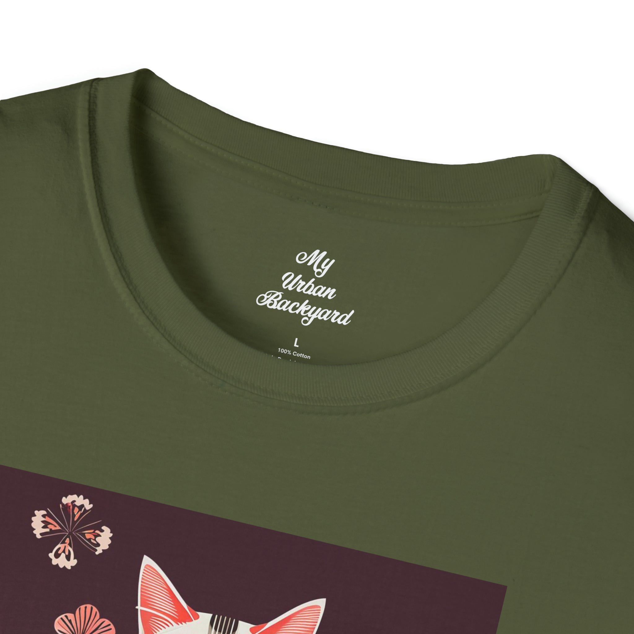 White Cat, 100% Cotton T-Shirt