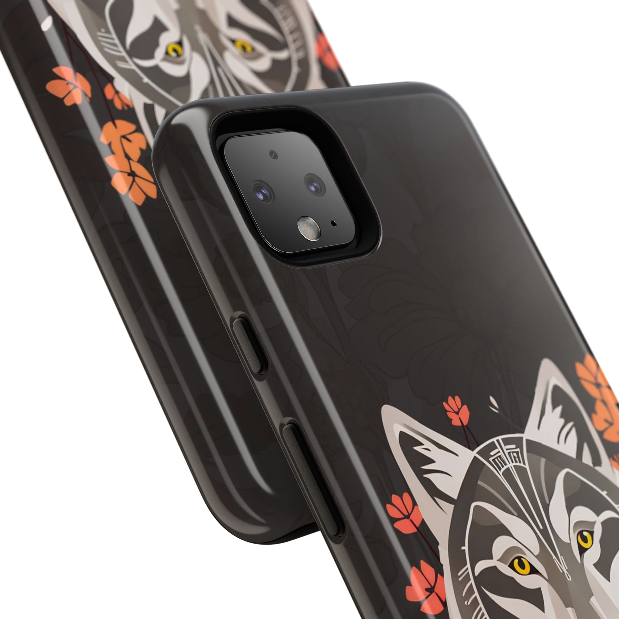 Art Deco Wolf, Cell Phone Case - Apple, Samsung, Google Pixel
