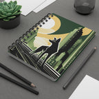 Cityscape Coyote Spiral Notebook