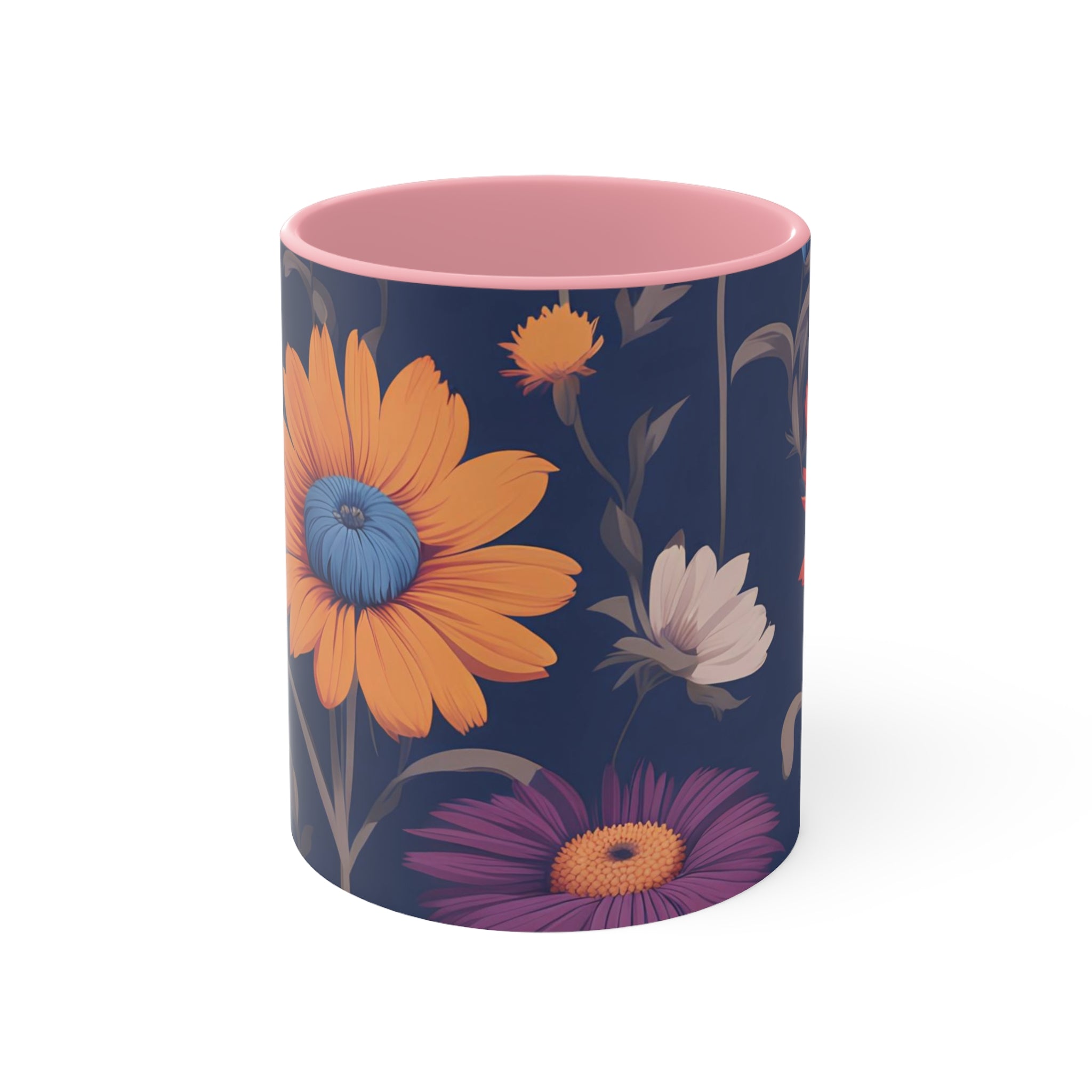 Fun Wildflowers, Ceramic Coffee Mug