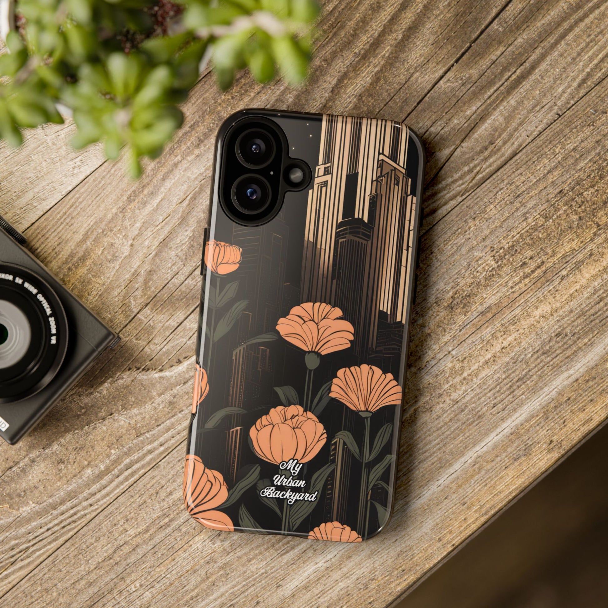 Urban Evening with Flowers, Cell Phone Case - Apple iPhone, Samsung Galaxy, Google Pixel