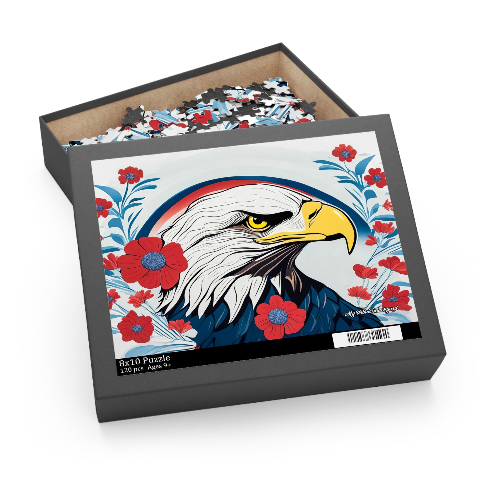 Bald Eagle Jigsaw Puzzle - Wildlife Decor, Unique Gift, Nature Lovers, Home Activities, Family Night, (120, 252, or 500-Piece)