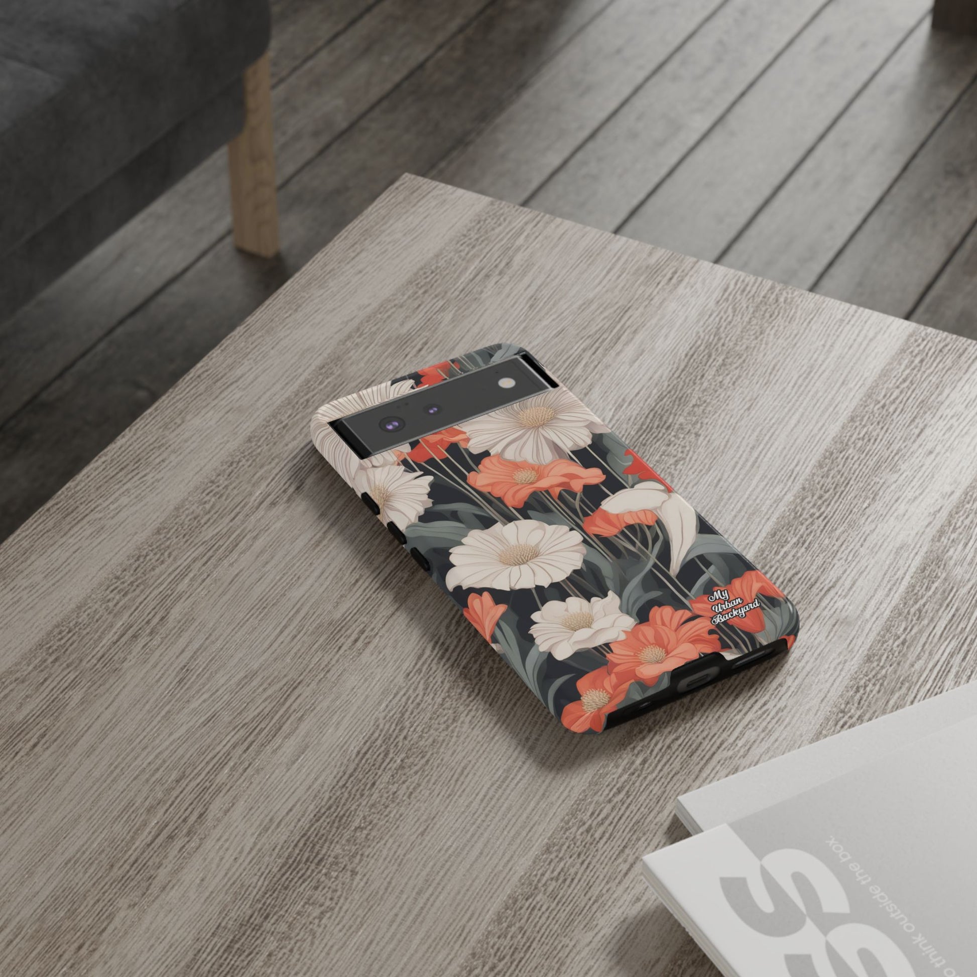 Art Deco Flowers, Cell Phone Case - Apple, Samsung, Google Pixel