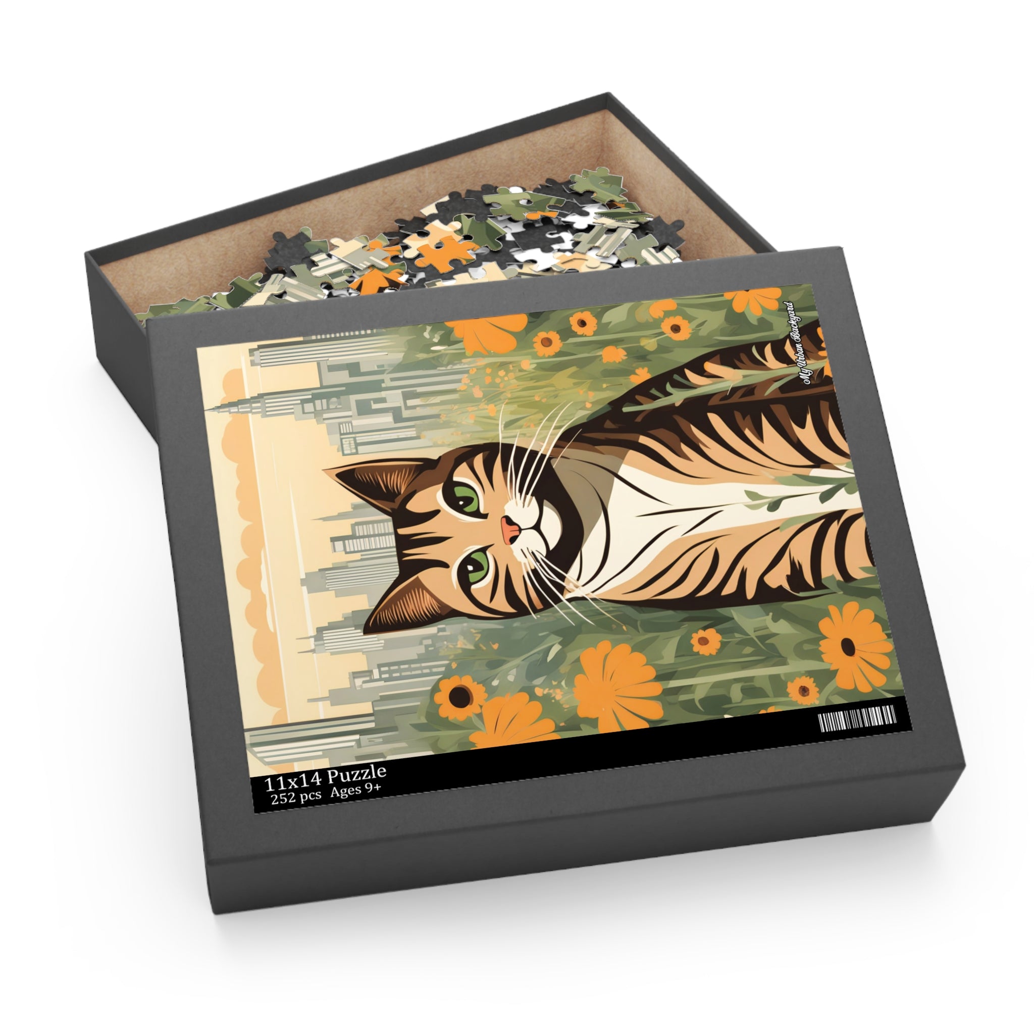 Finn Purrington, Cat Jigsaw Puzzle, (120, 252, or 500-Piece)