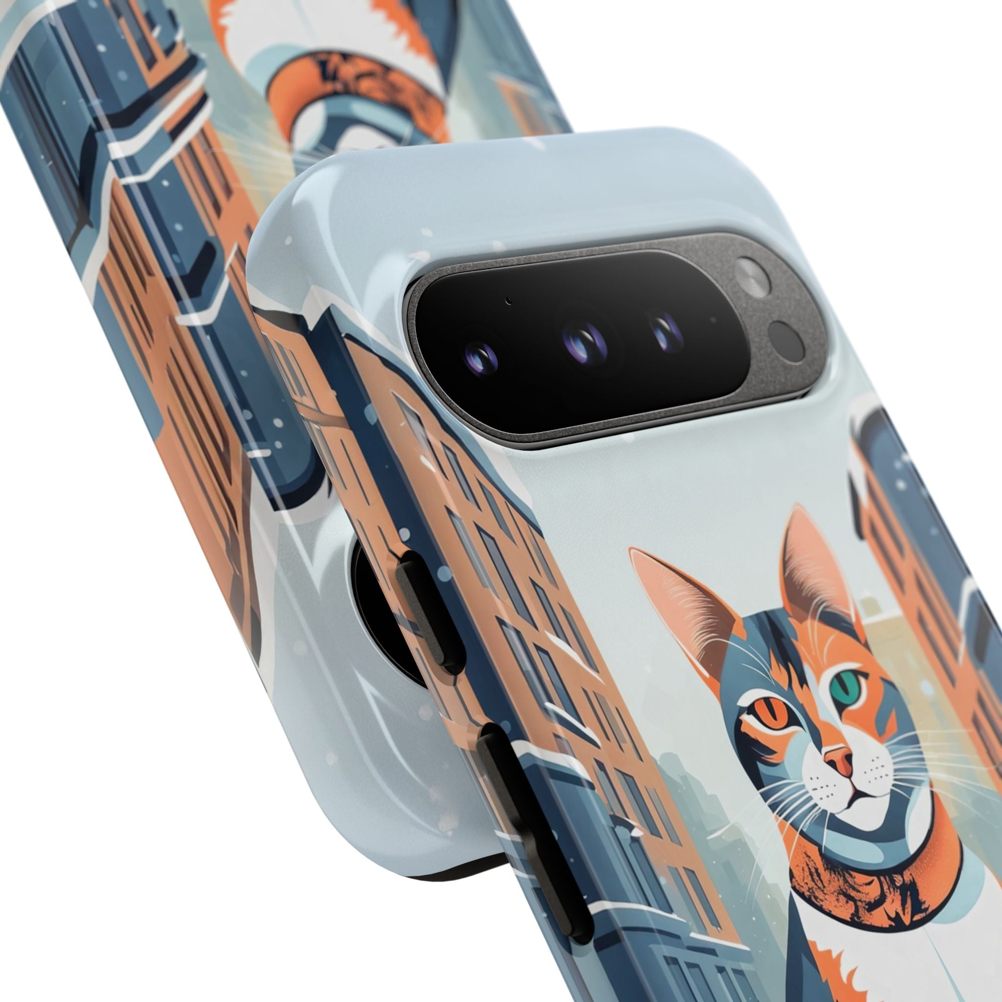 Claws Pawson in the Snow, Cell Phone Case - Apple, Samsung, Google Pixel