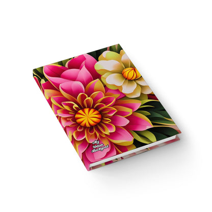 Vibrant Flowers, Hardcover Notebook Journal - Write in Style