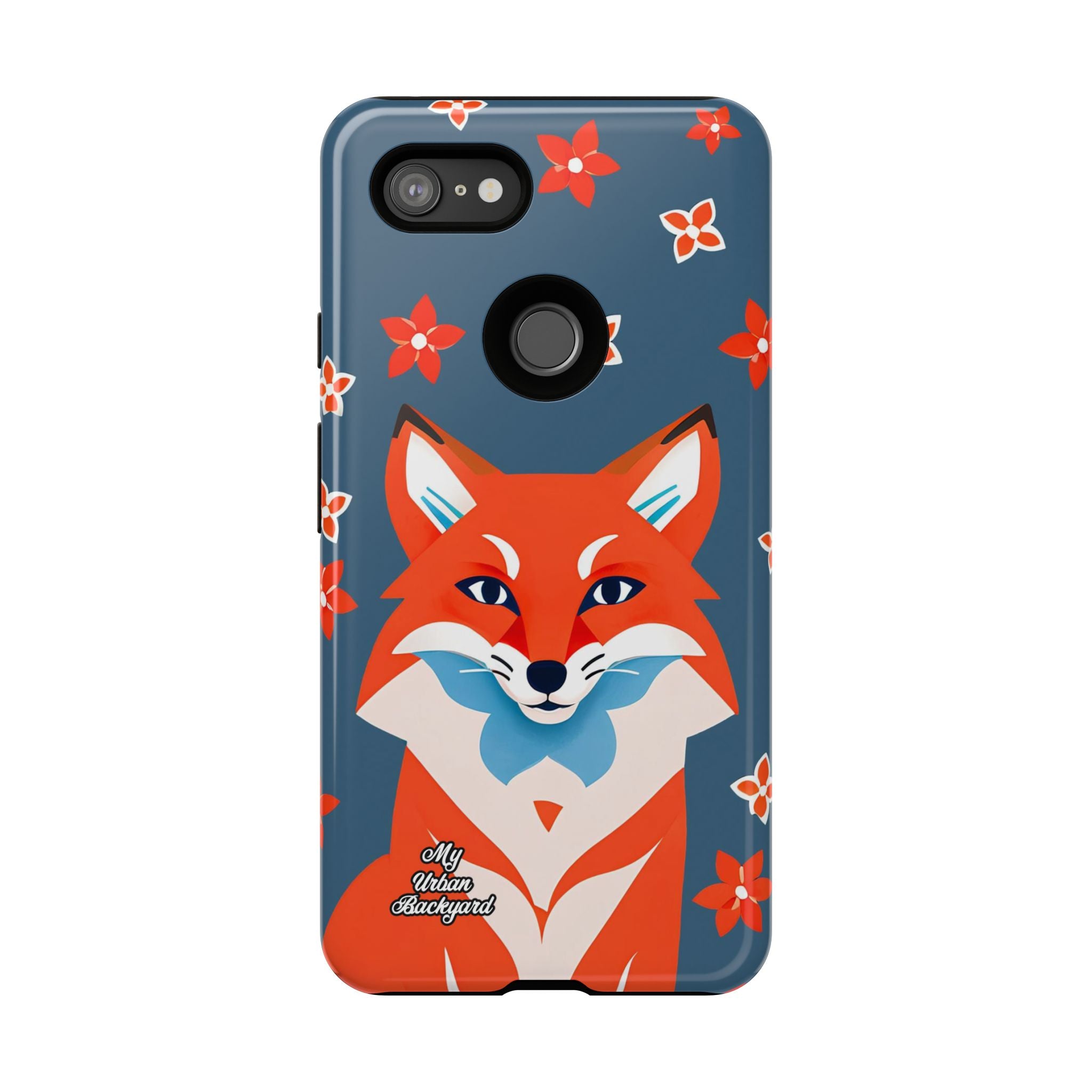 Fox with Flowers, Cell Phone Case - Apple, Samsung, Google Pixel