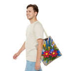 Vibrant Wildflowers Tote Bag with Cotton Handles For Everyday Use, 3 Sizes