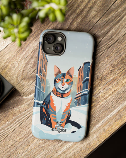 Claws Pawson in the Snow, Cell Phone Case - Apple, Samsung, Google Pixel