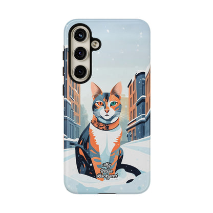 Claws Pawson in the Snow, Cell Phone Case - Apple, Samsung, or Google Pixel