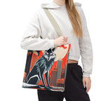 City Wolf Tote Bag, Tote with Cotton Handles For Everyday Use, 3 Sizes