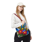 Vibrant Wildflowers Tote Bag with Cotton Handles For Everyday Use, 3 Sizes
