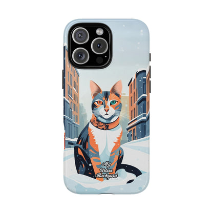 Claws Pawson in the Snow, Cell Phone Case - Apple, Samsung, or Google Pixel