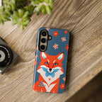Fox with Flowers, Cell Phone Case - Apple, Samsung, Google Pixel