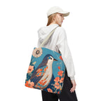 Colorful Bird Tote Bag with Cotton Handles For Everyday Use, 3 Sizes