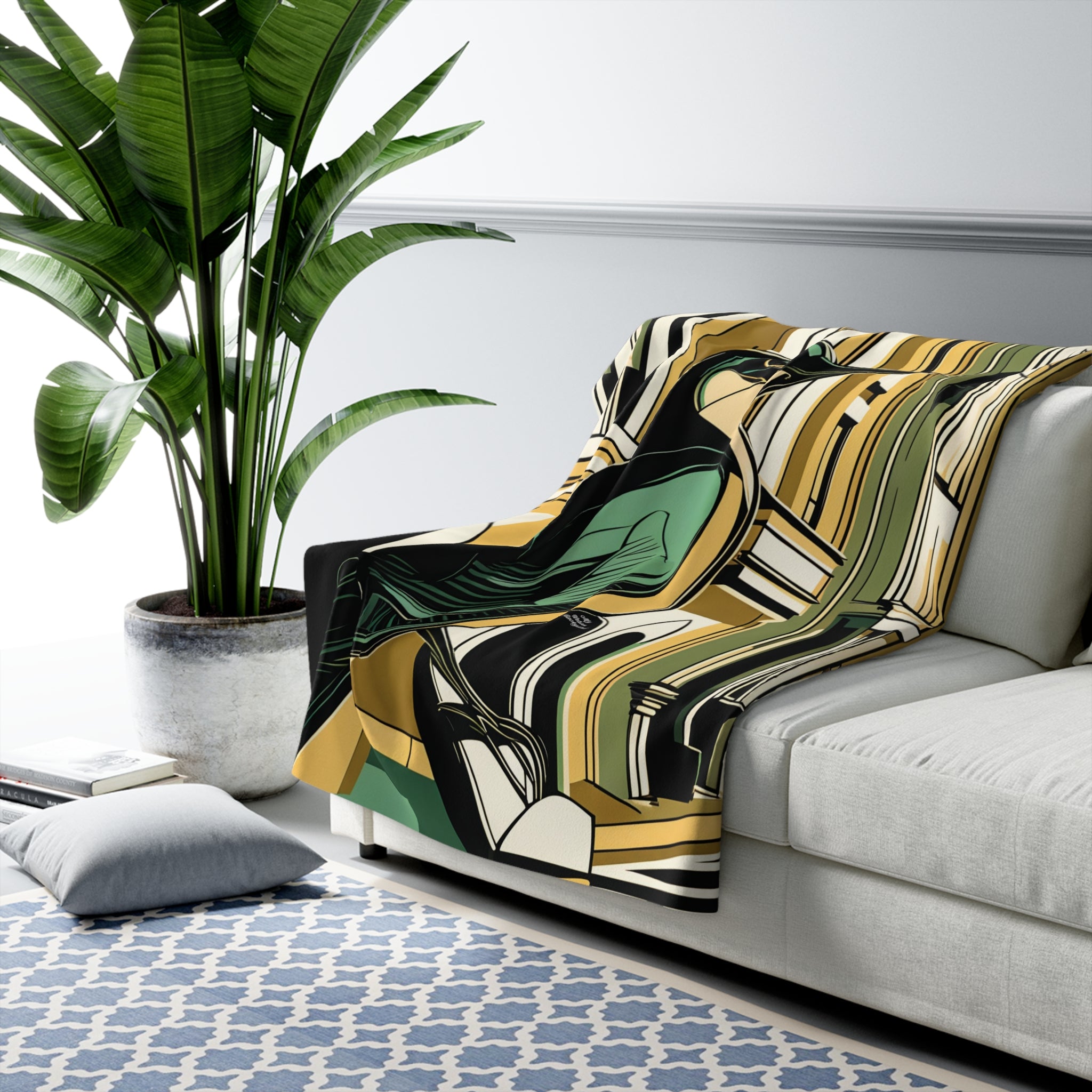 Bird in the City, Sherpa Fleece Blanket