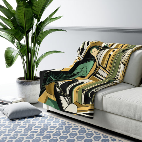 Bird in the City, Sherpa Fleece Blanket
