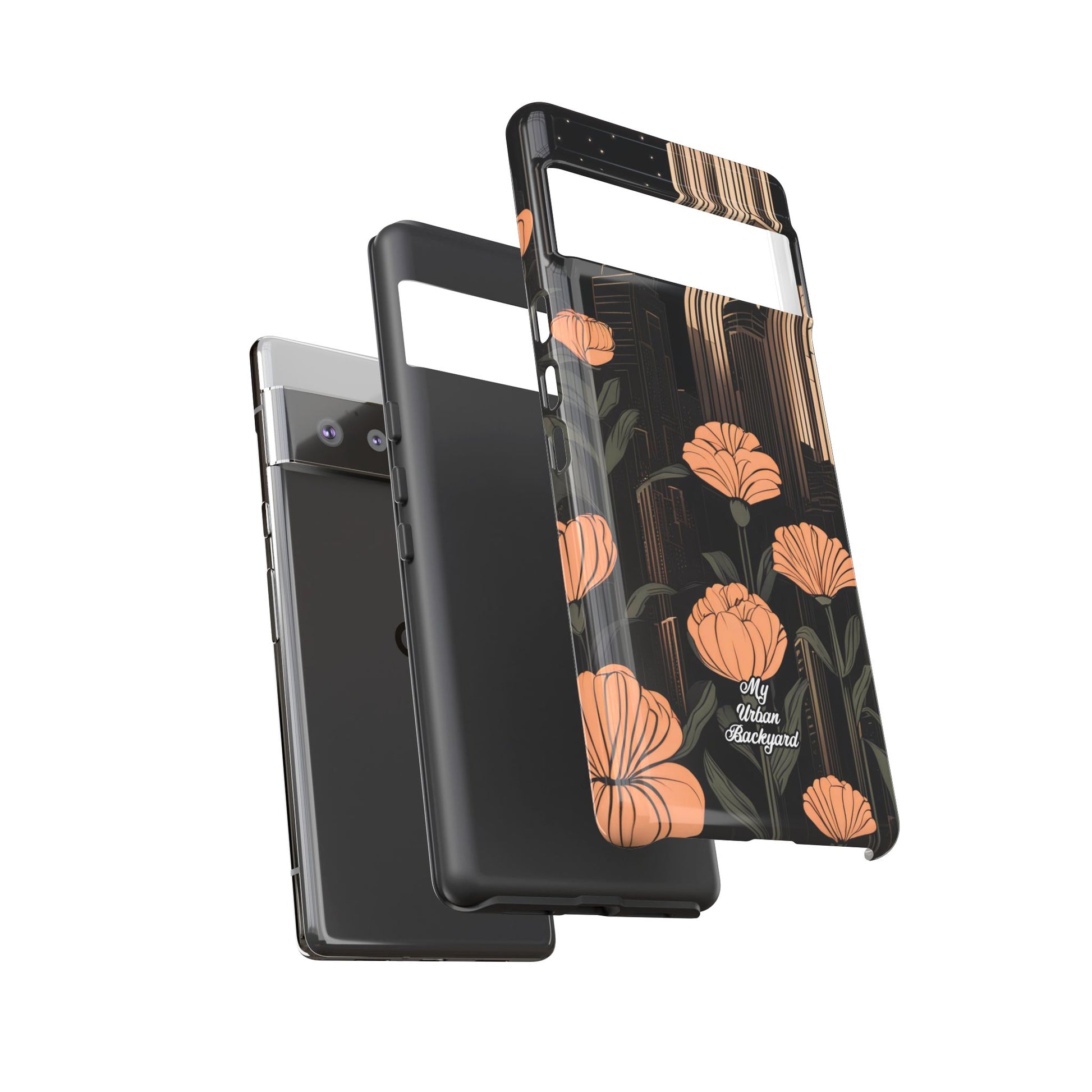 Urban Evening with Flowers, Cell Phone Case - Apple iPhone, Samsung Galaxy, Google Pixel