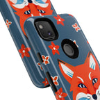 Fox with Flowers, Cell Phone Case - Apple, Samsung, Google Pixel
