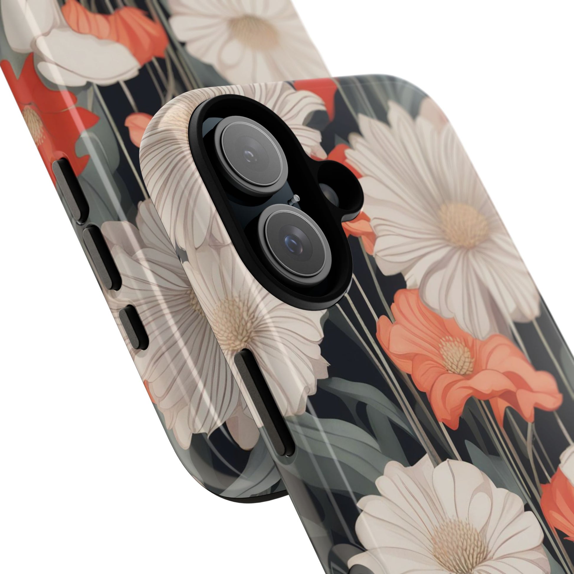 Art Deco Flowers, Cell Phone Case - Apple, Samsung, Google Pixel