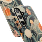Orange and White Flowers, Cell Phone Case - Apple, Samsung, Google Pixel