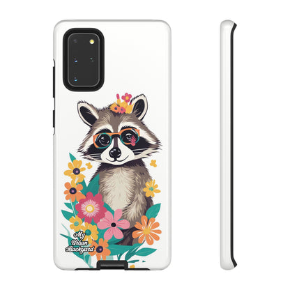 Raccoon with Glasses, Cell Phone Case - Apple, Samsung or Google Pixel