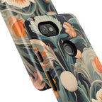 Orange and White Flowers, Cell Phone Case - Apple, Samsung, Google Pixel