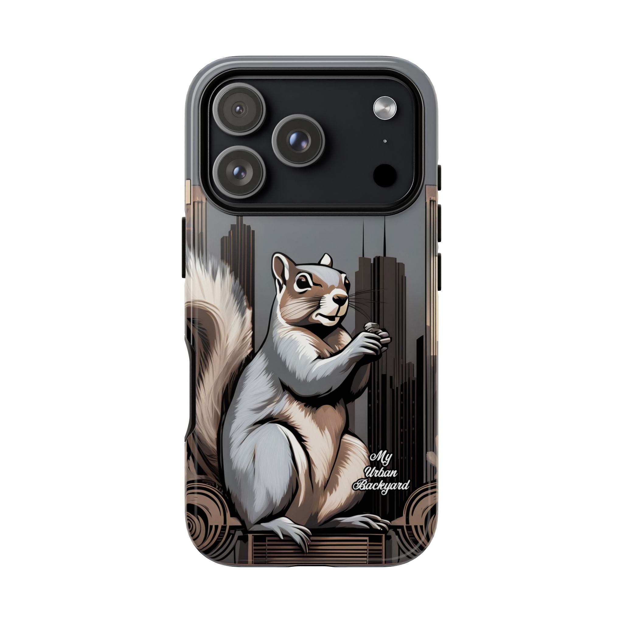 Urban Gray Squirrel, Cell Phone Case - Apple, Samsung, Google Pixel