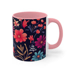 Night Blooming Wildflowers, Ceramic Coffee Mug