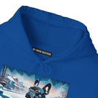 French Bulldog Hoodie w Front Pocket - Cozy, Unisex, Heavy Blend Sweatshirt