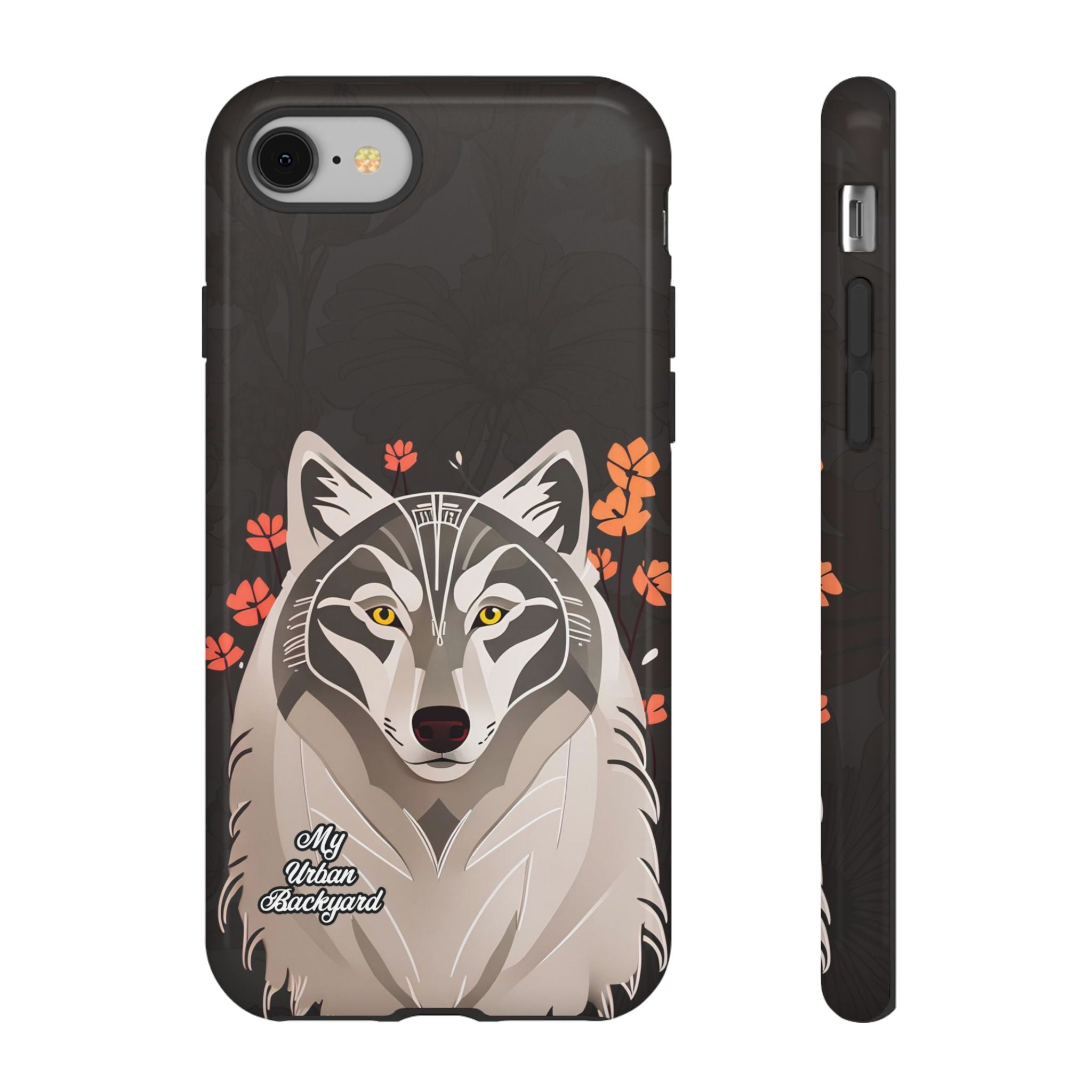 Art Deco Wolf, Cell Phone Case - Apple, Samsung, Google Pixel