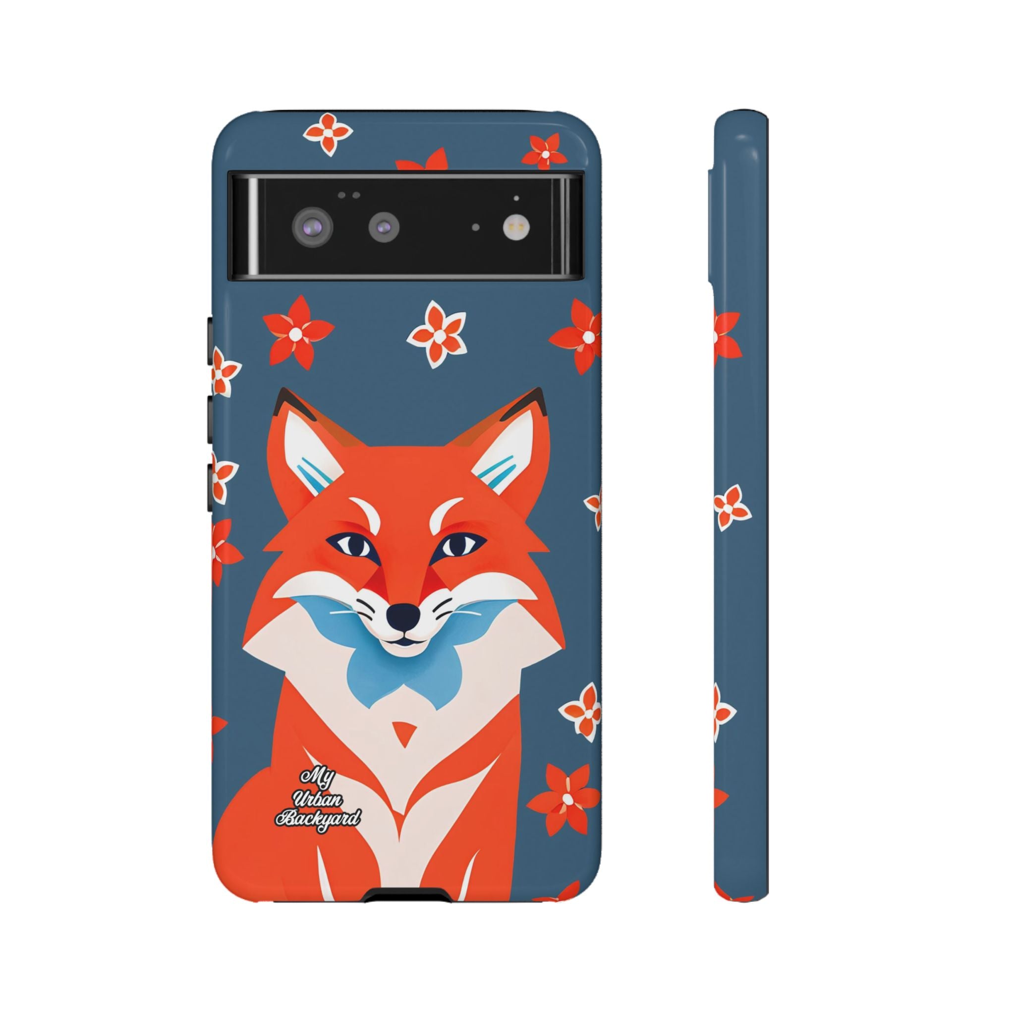 Fox with Flowers, Cell Phone Case - Apple, Samsung, Google Pixel