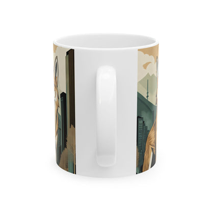 Urban Coyote Ceramic Mug