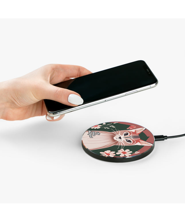 Selena Purrmore, Cat 10W Wireless Charger for iPhone, Android, Earbuds