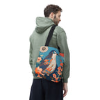 Colorful Bird Tote Bag with Cotton Handles For Everyday Use, 3 Sizes