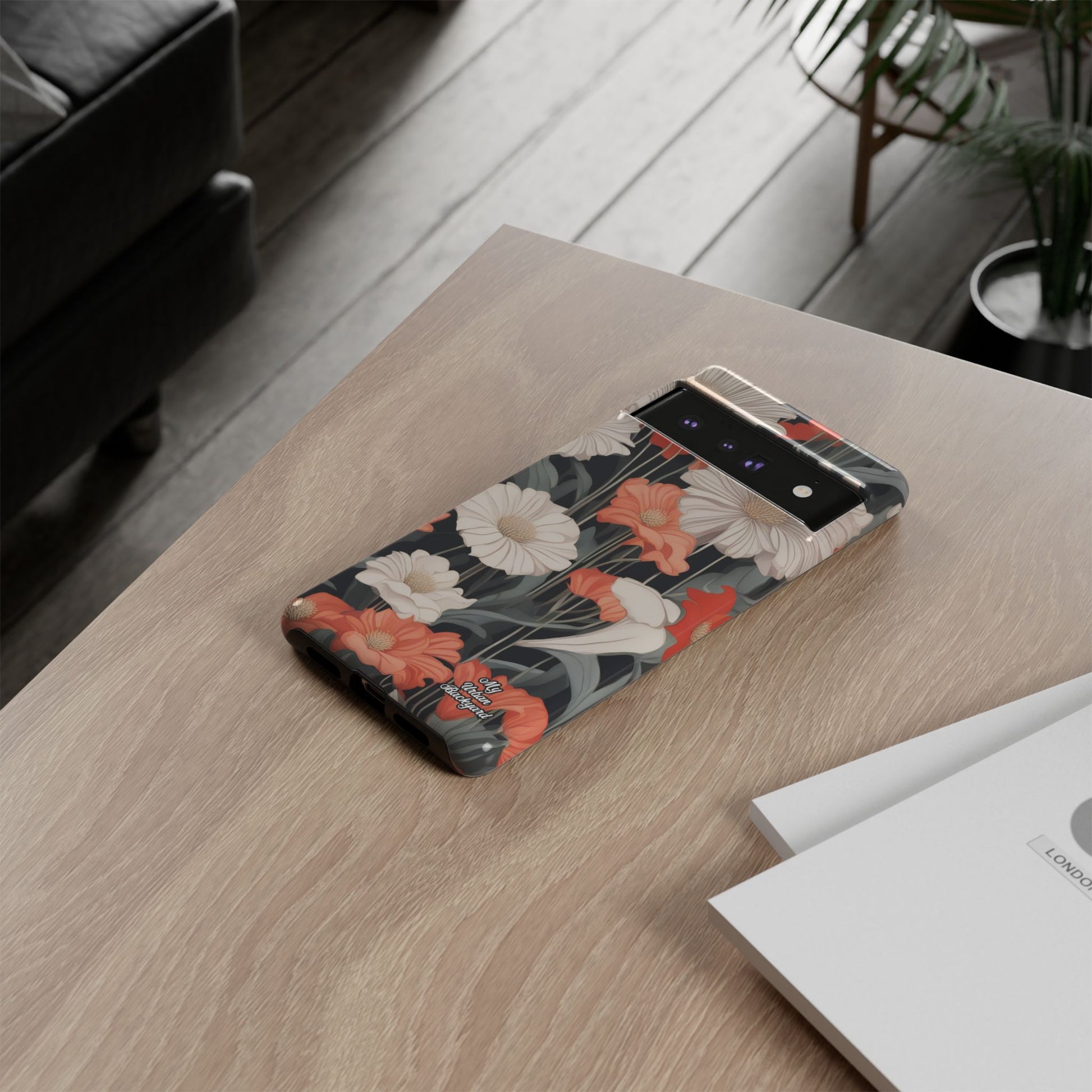 Art Deco Flowers, Cell Phone Case - Apple, Samsung, Google Pixel