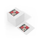 Red and White Floral Napkins