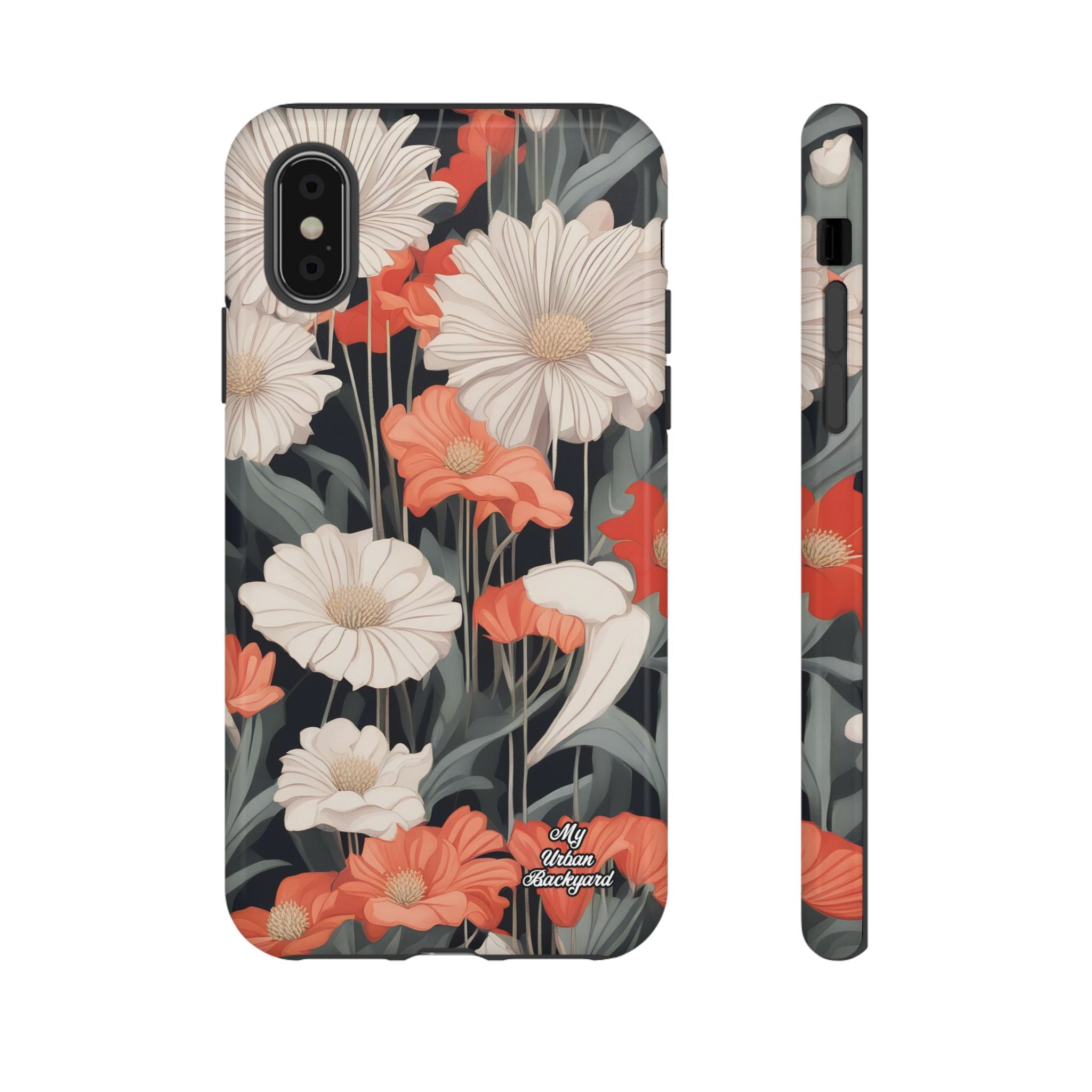 Art Deco Flowers, Cell Phone Case - Apple, Samsung, Google Pixel