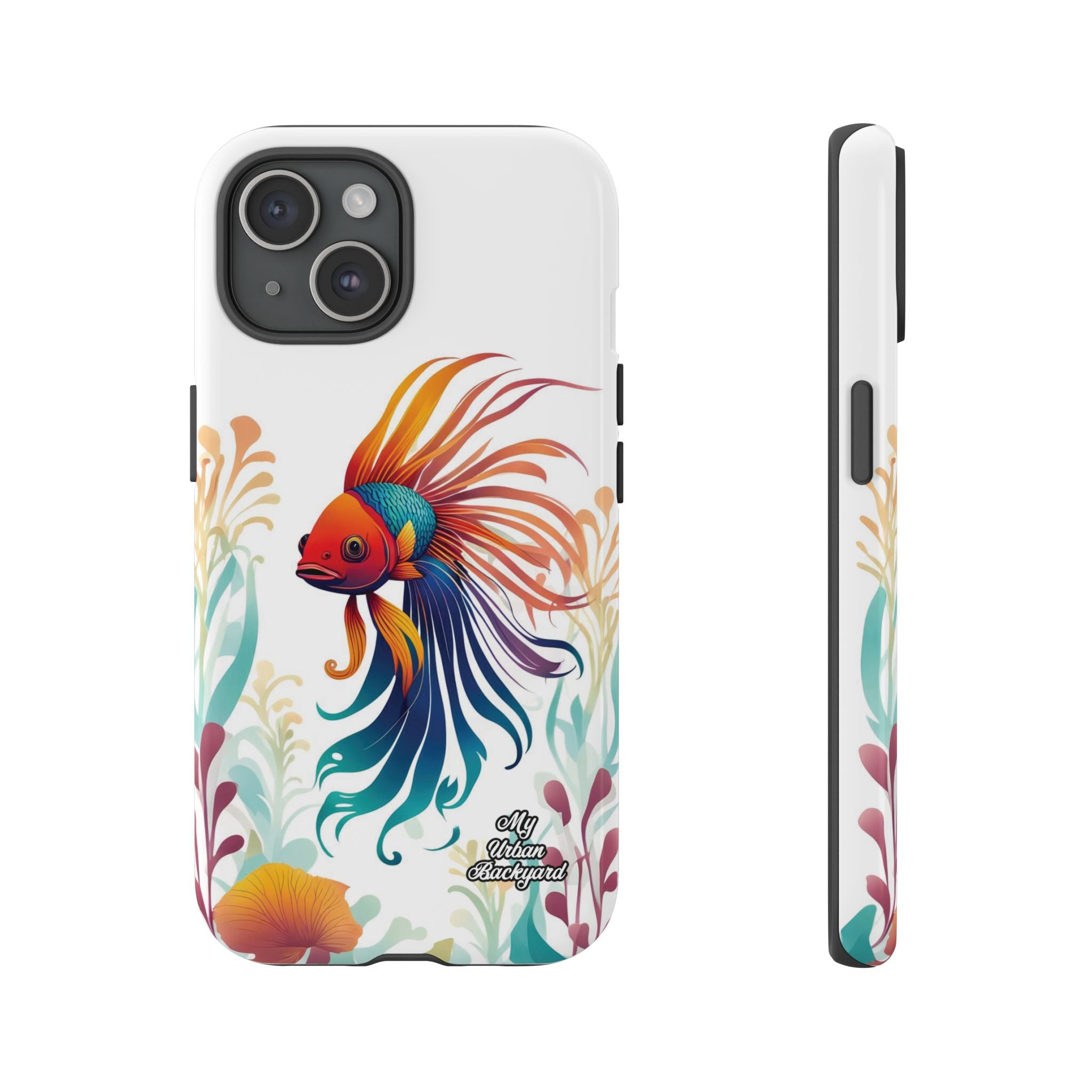 Colorful Betta Fish, Cell Phone Case - Apple, Samsung or Google Pixel